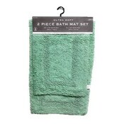 Wholesale - 2pc RAFAEL AQUA BATH MAT C/P 12, UPC: 658362970310